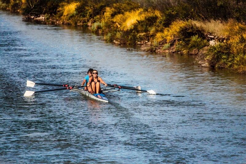 Canoeing on a Lake